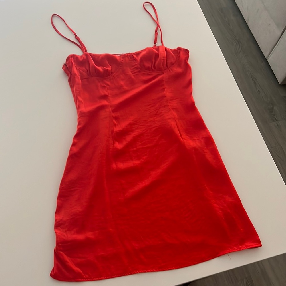 Princess Polly Red Satin Dress